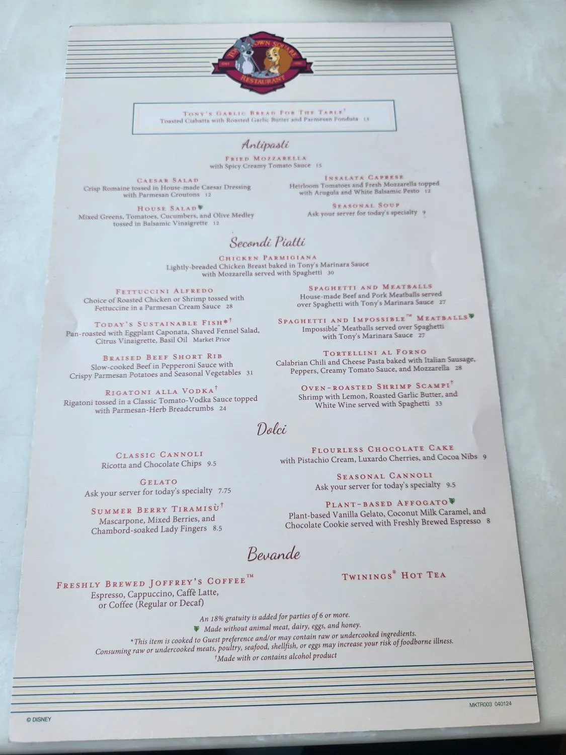 Menu 5