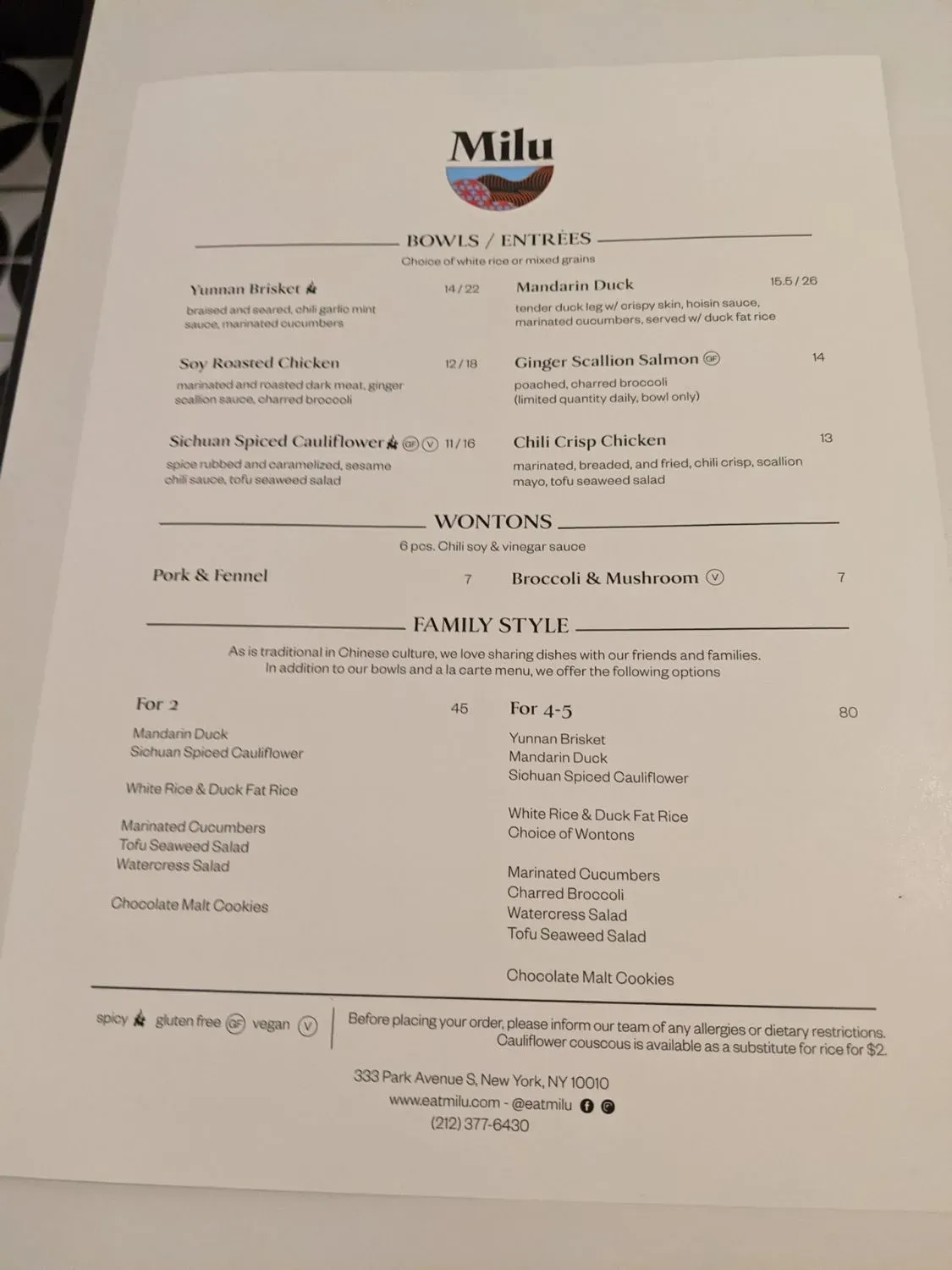 Menu 3