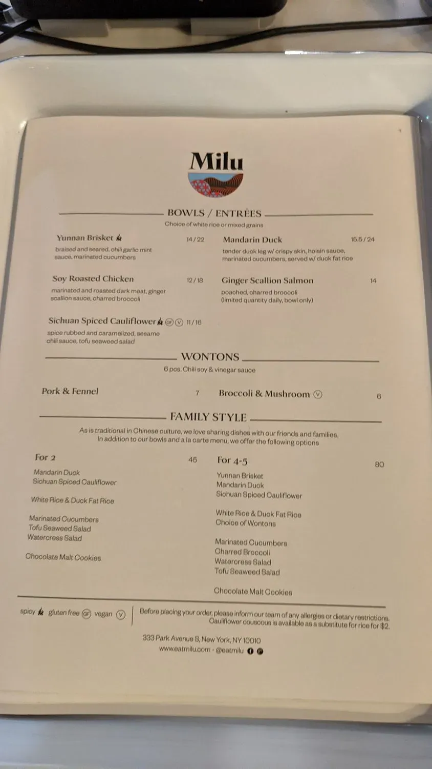 Menu 4