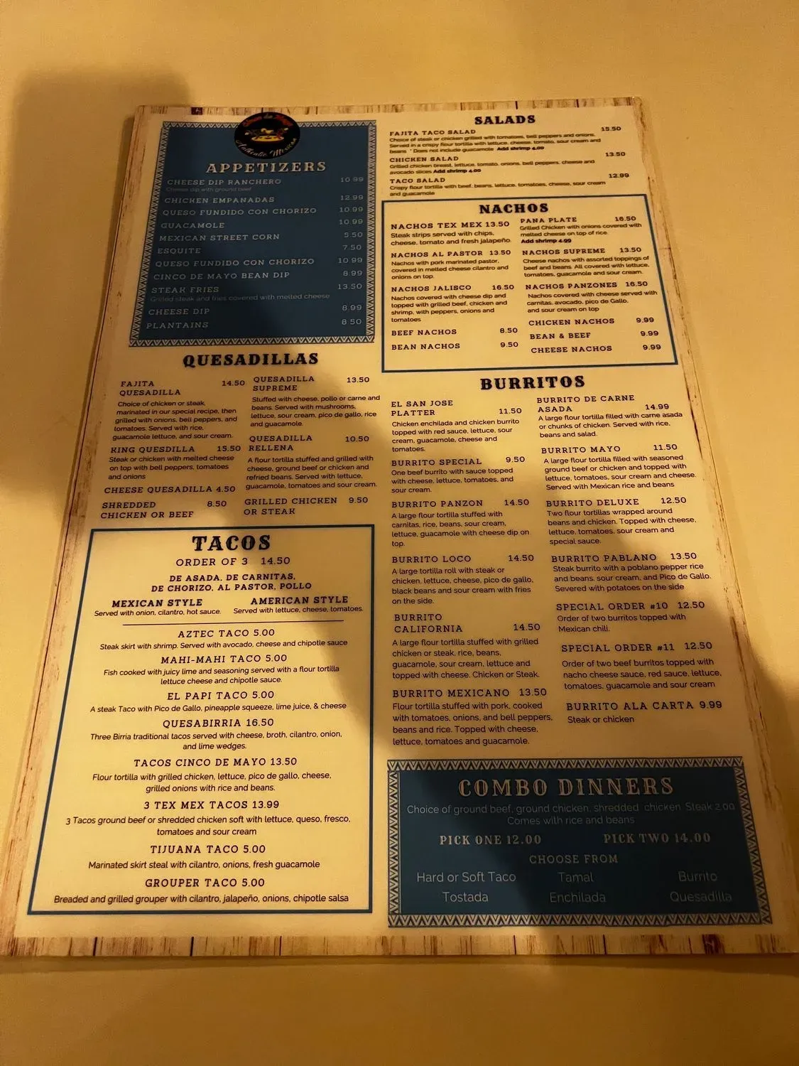 Menu 2