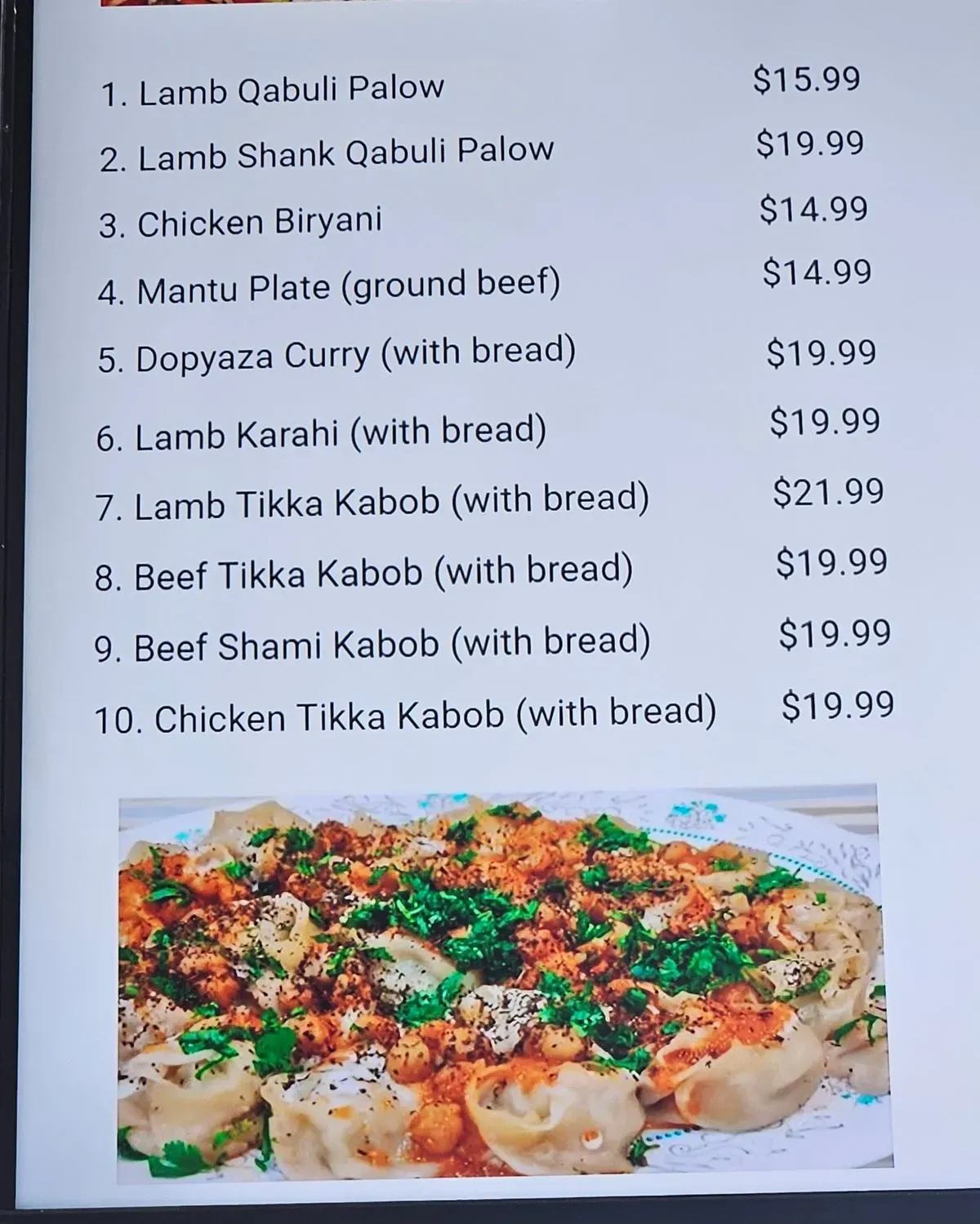 Menu 2