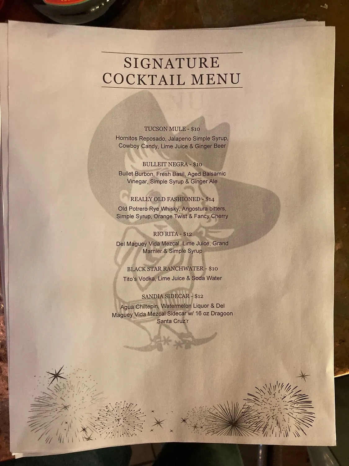 Menu 5