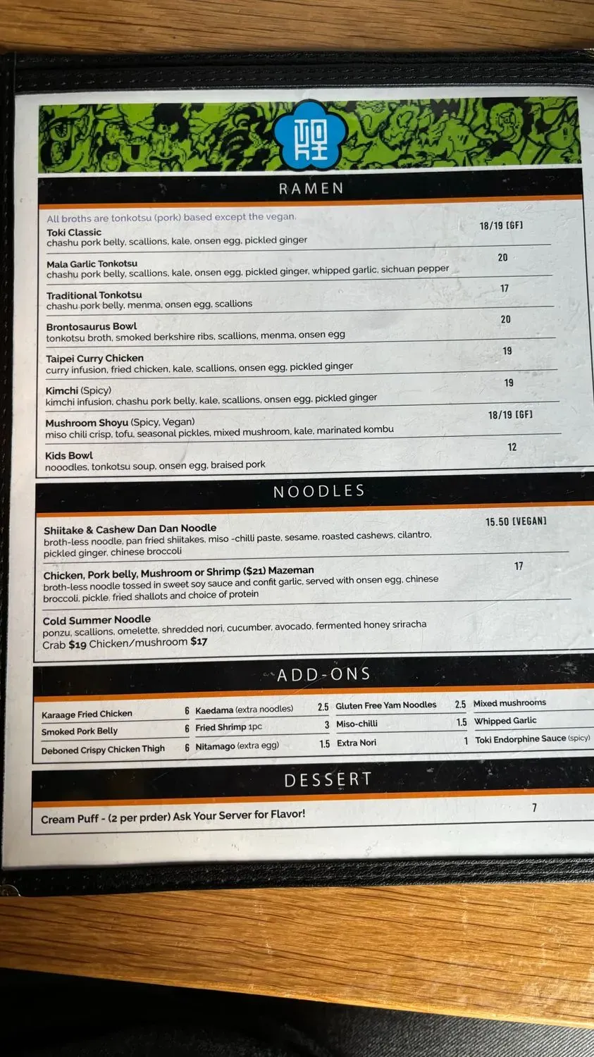 Menu 3