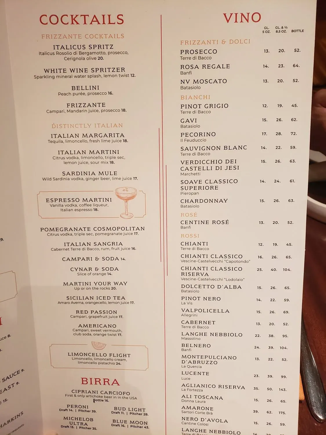 Menu 5