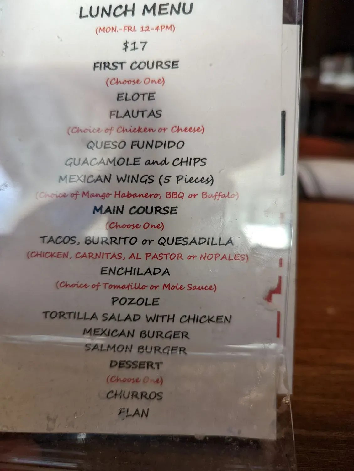 Menu 6