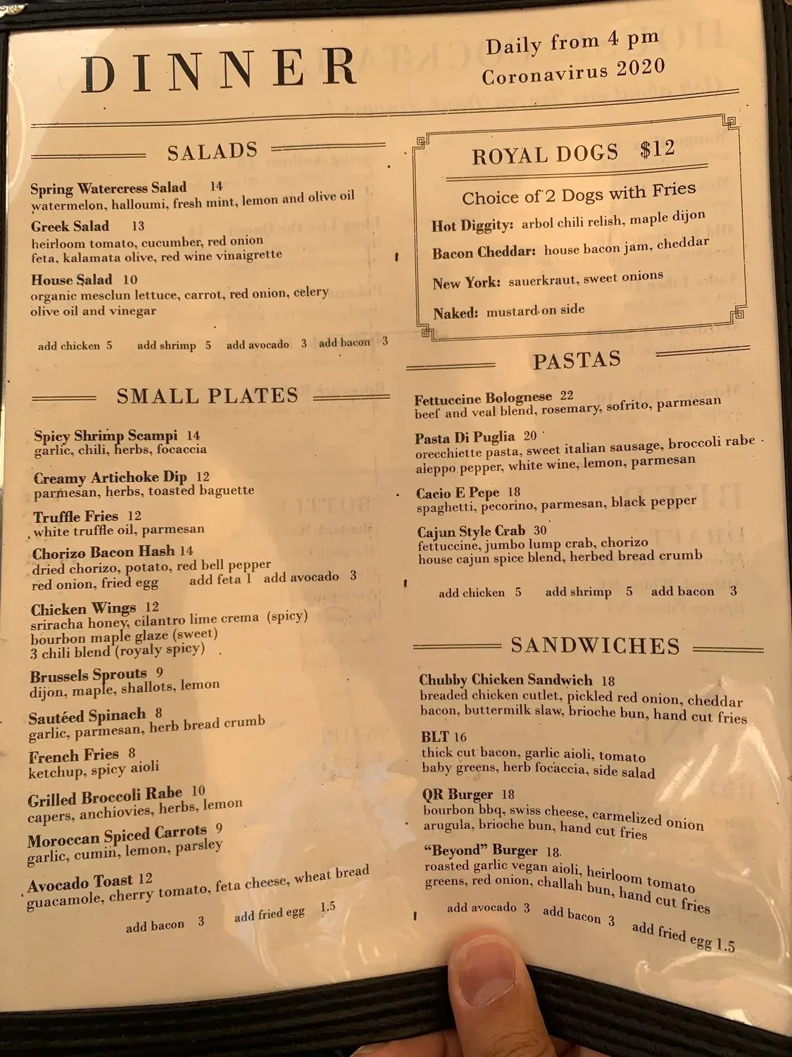 Menu 2