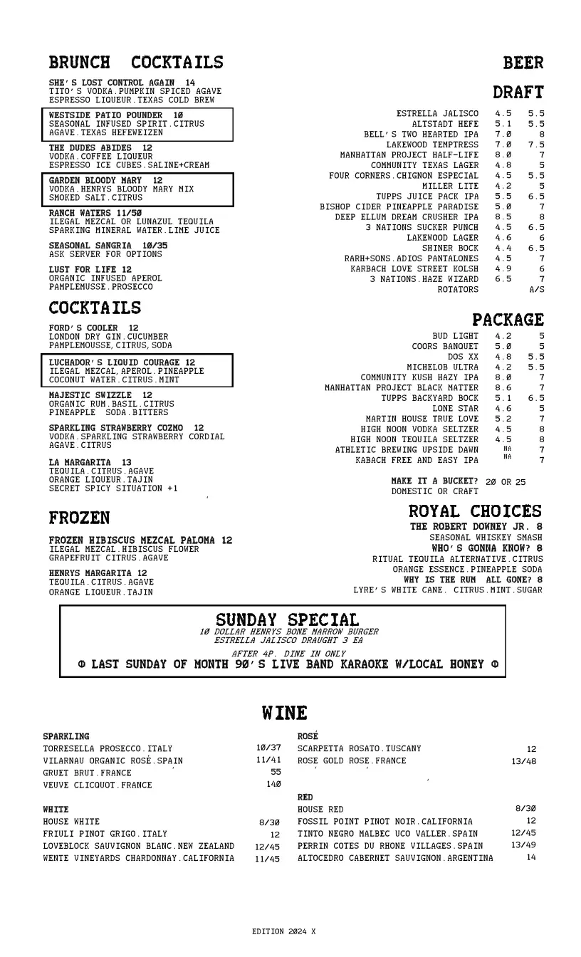 Menu 2