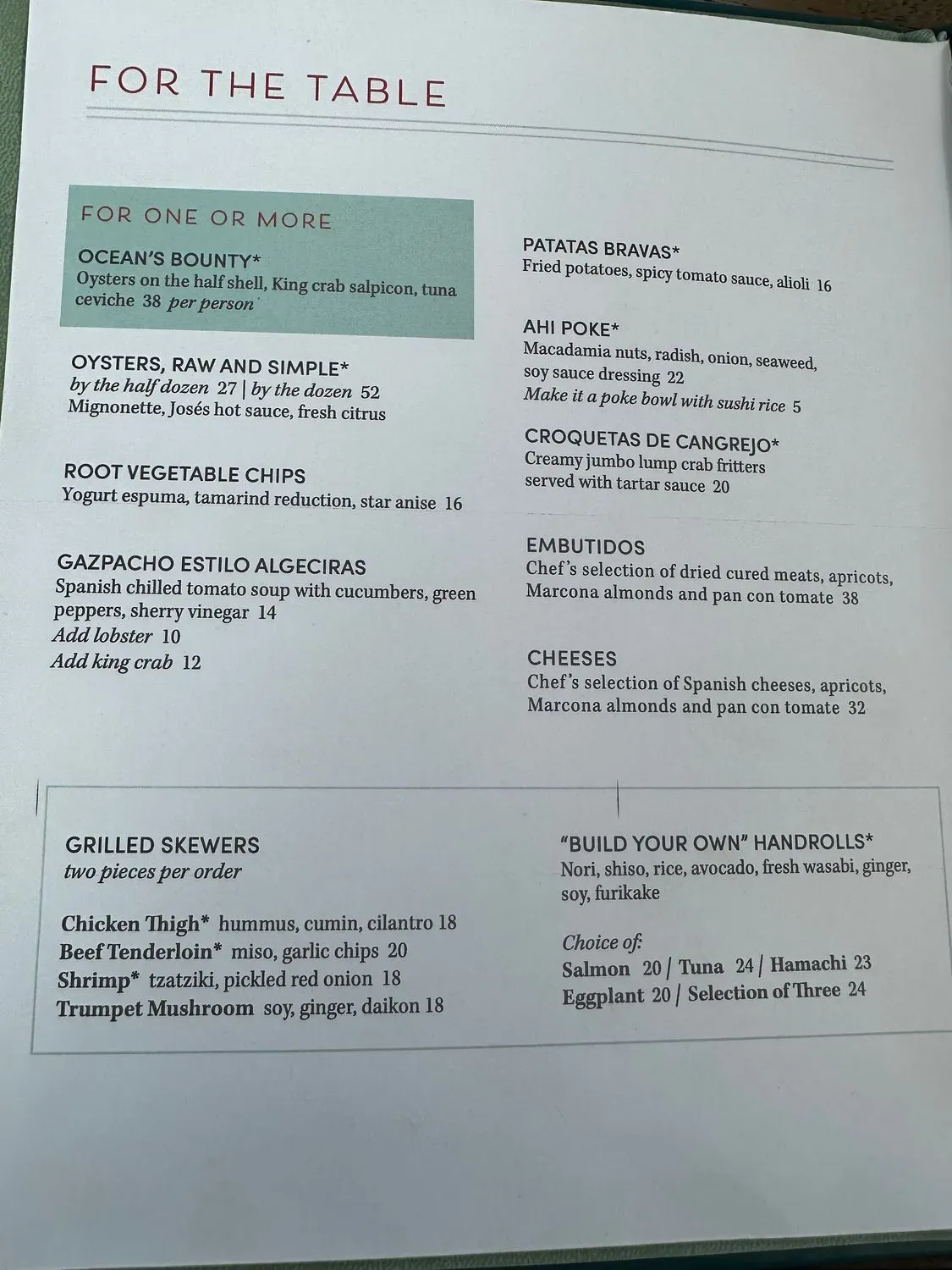 Menu 3