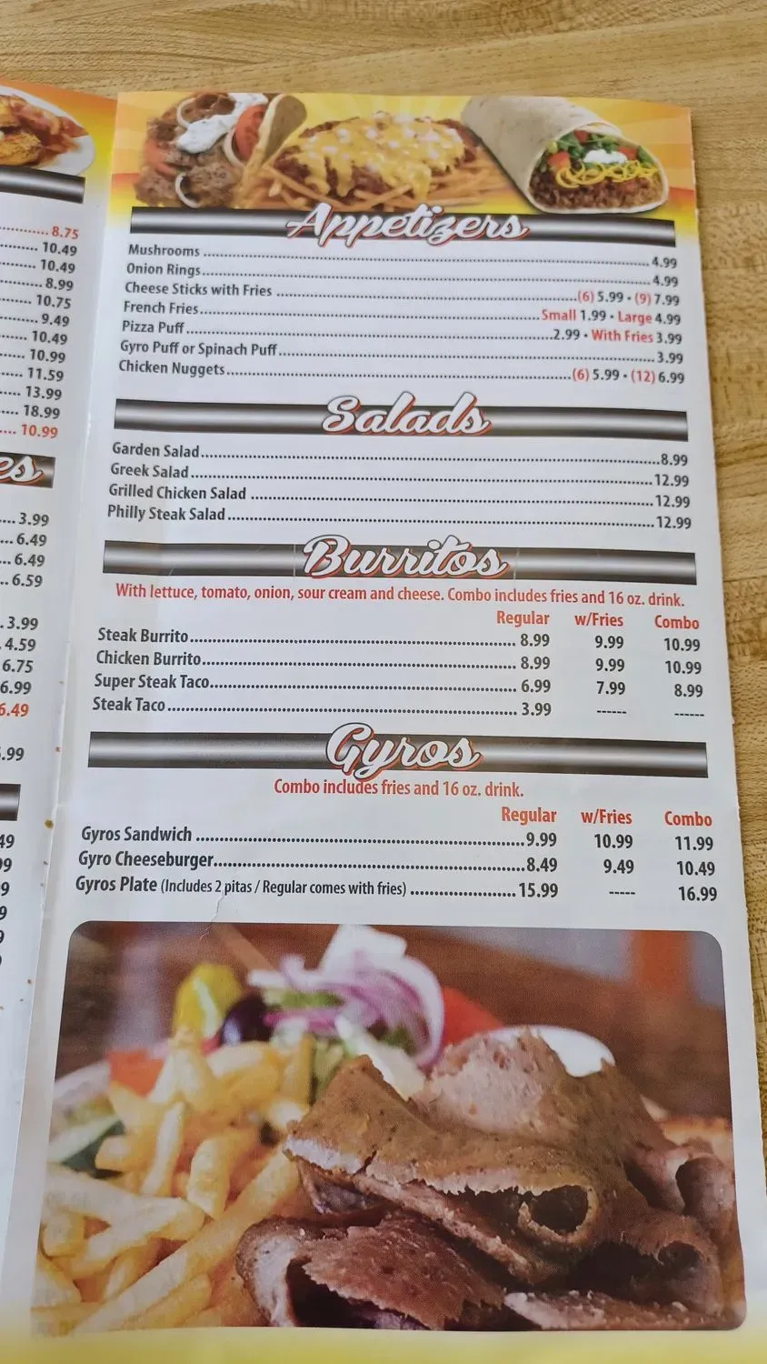 Menu 5