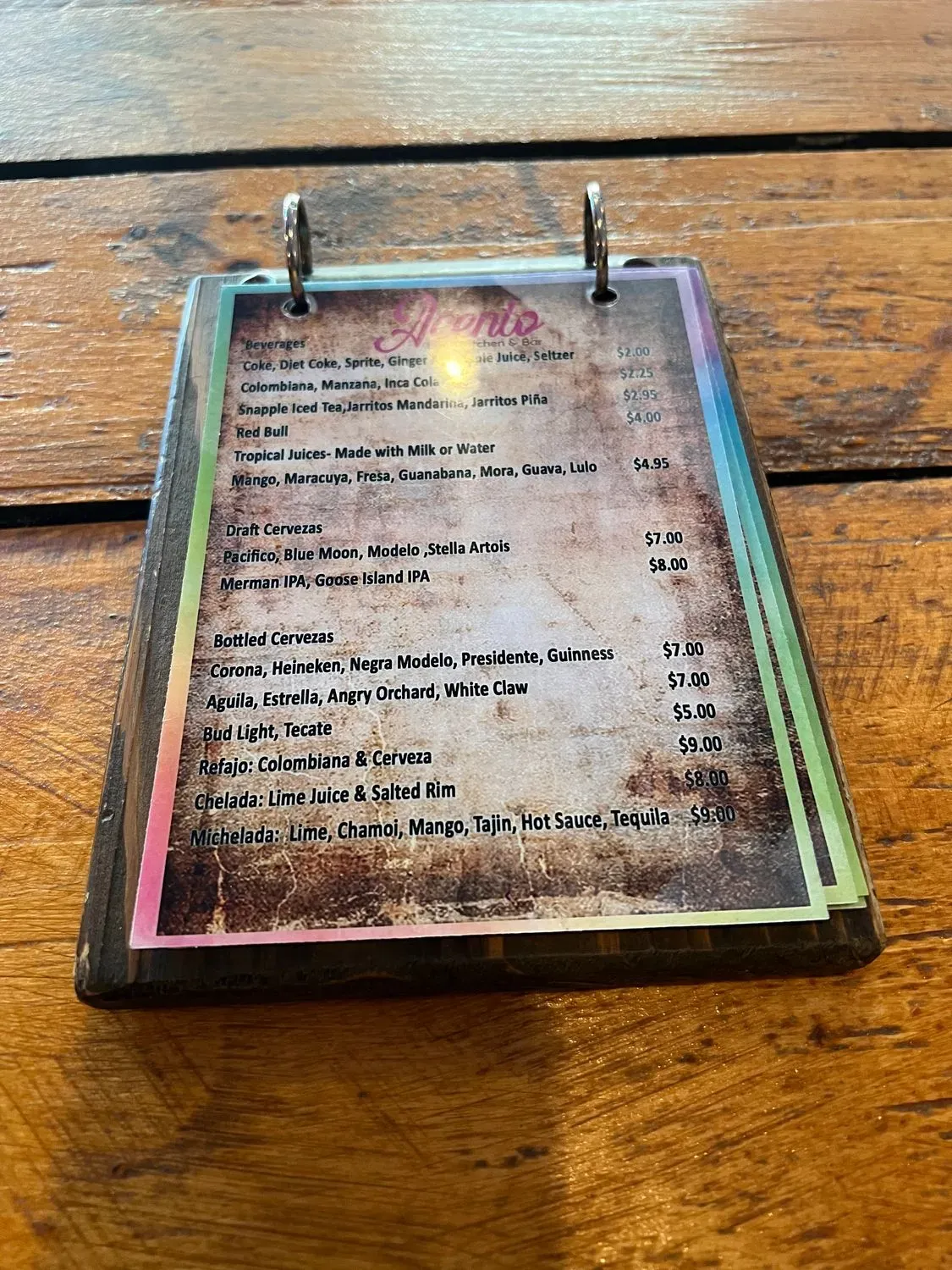 Menu 4