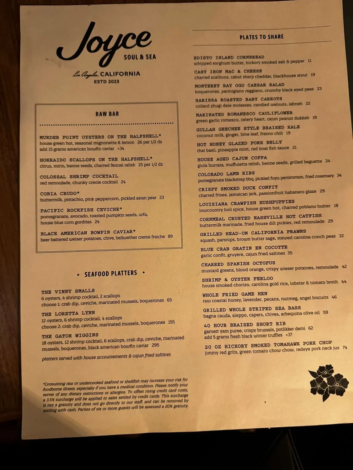 Menu 6