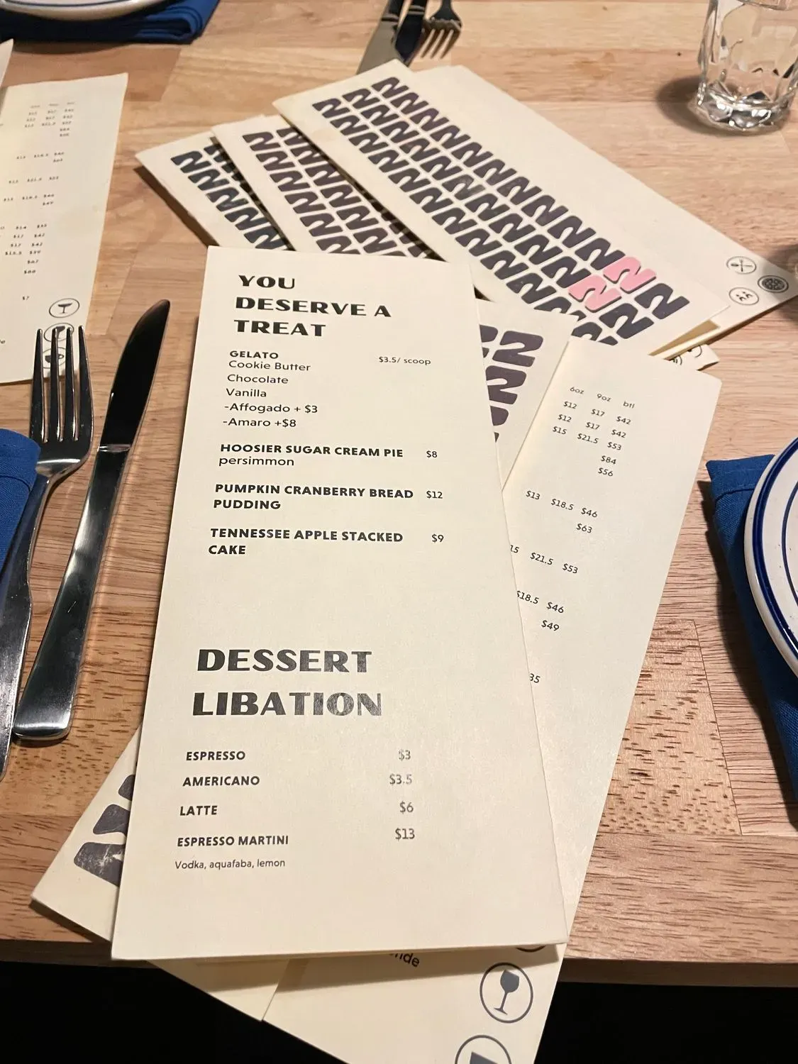 Menu 5