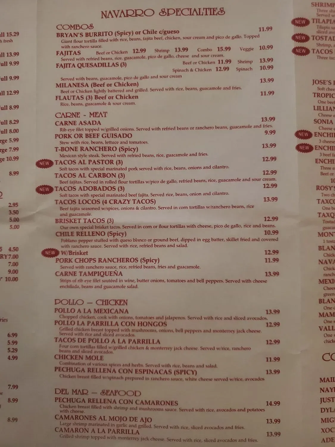 Menu 2