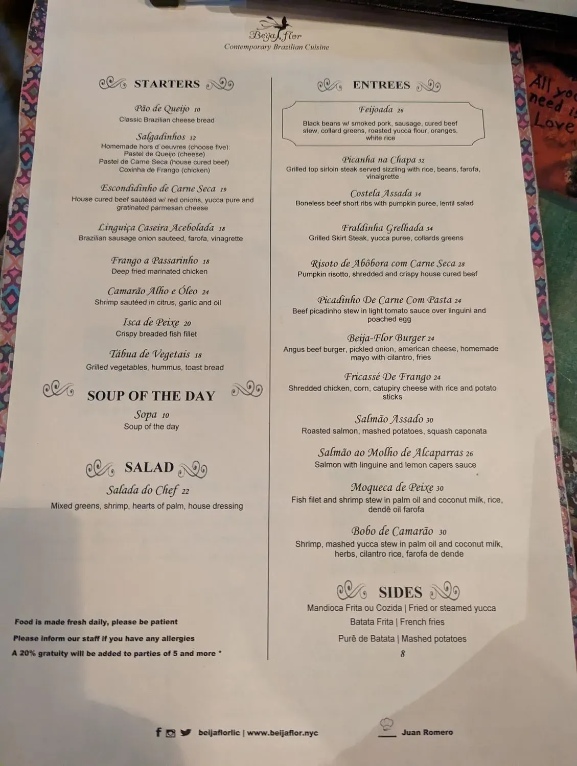 Menu 2