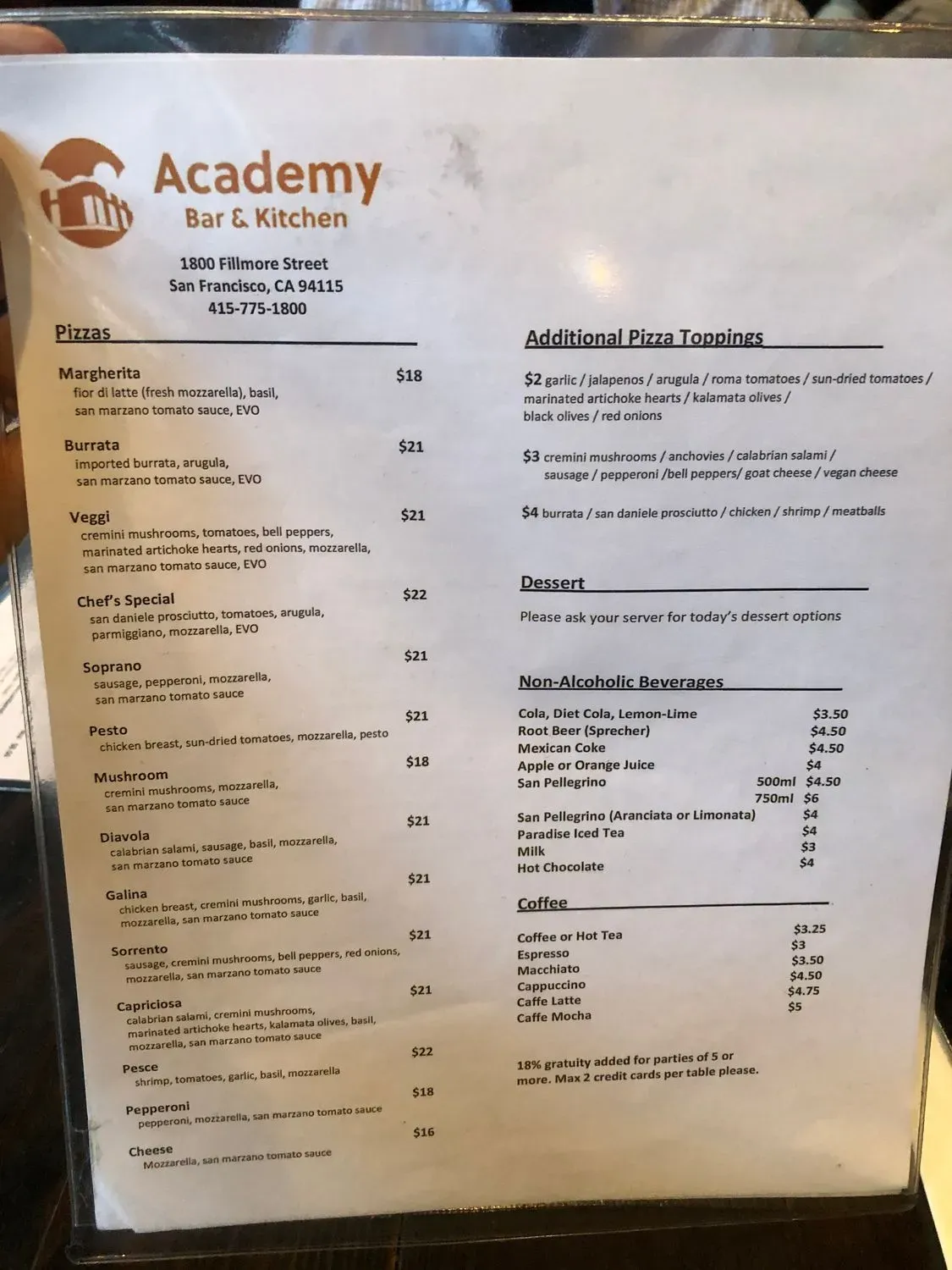 Menu 3