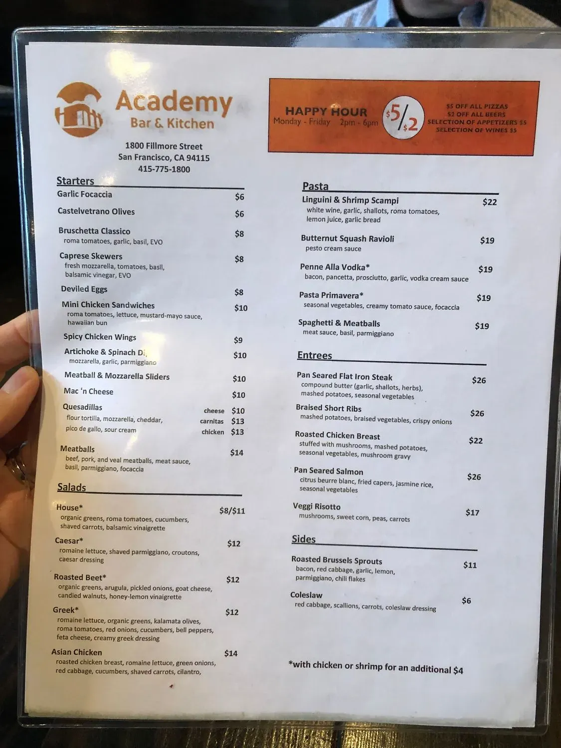 Menu 2