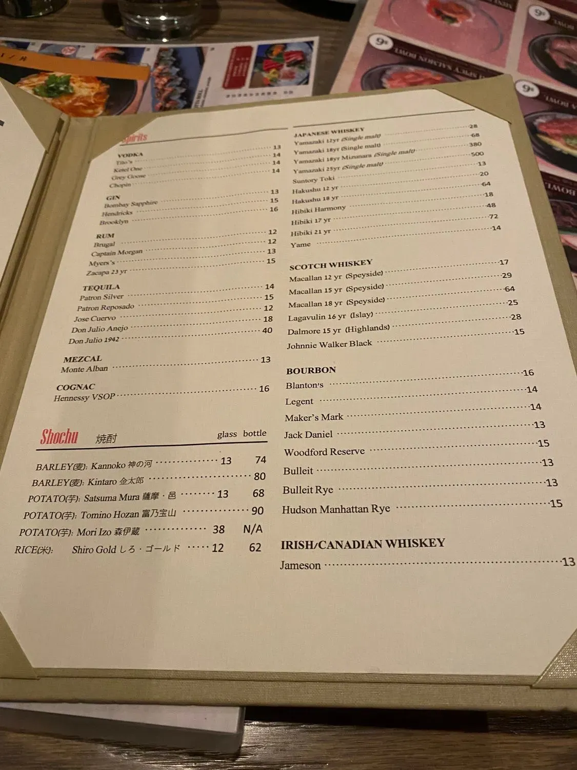 Menu 2