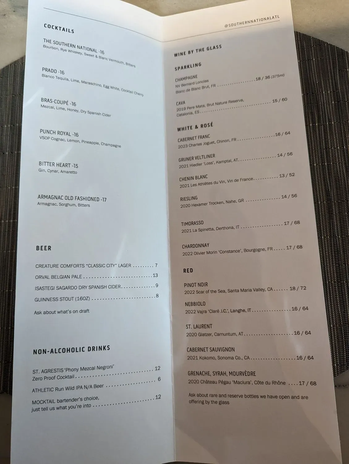 Menu 6