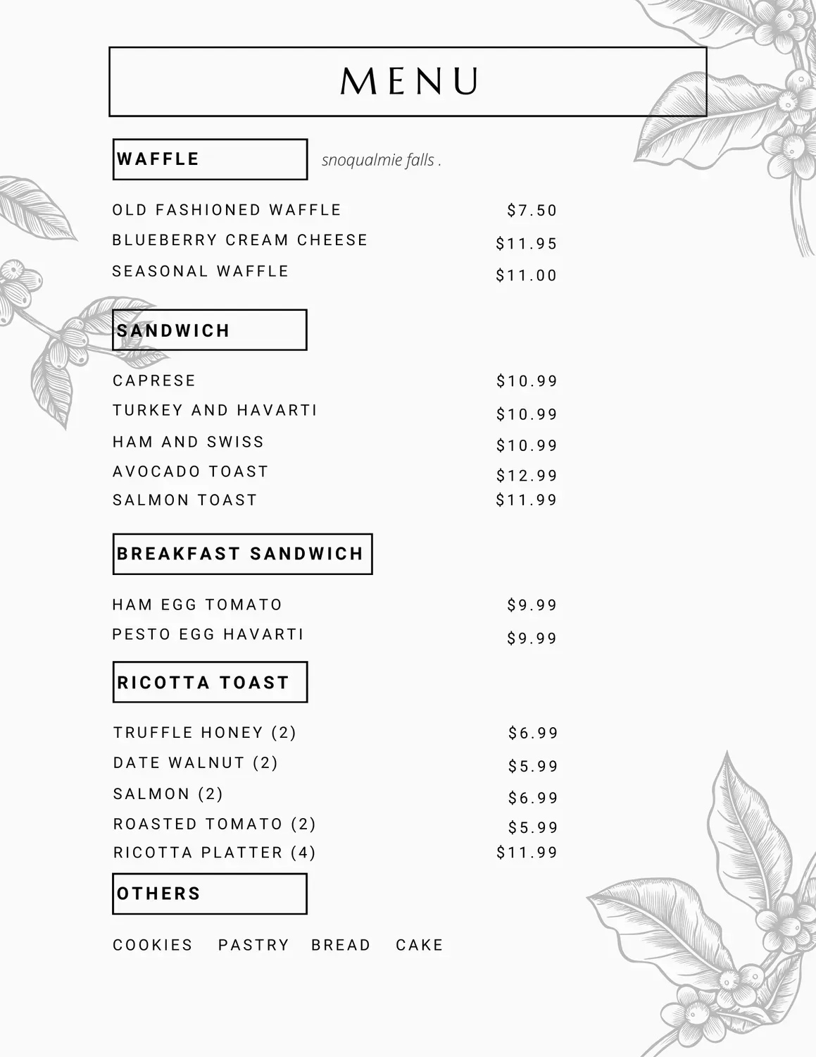 Menu 3