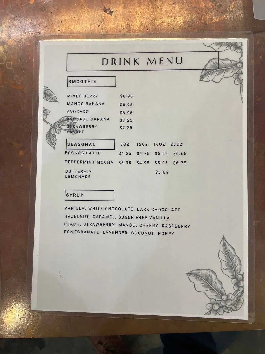 Menu 5