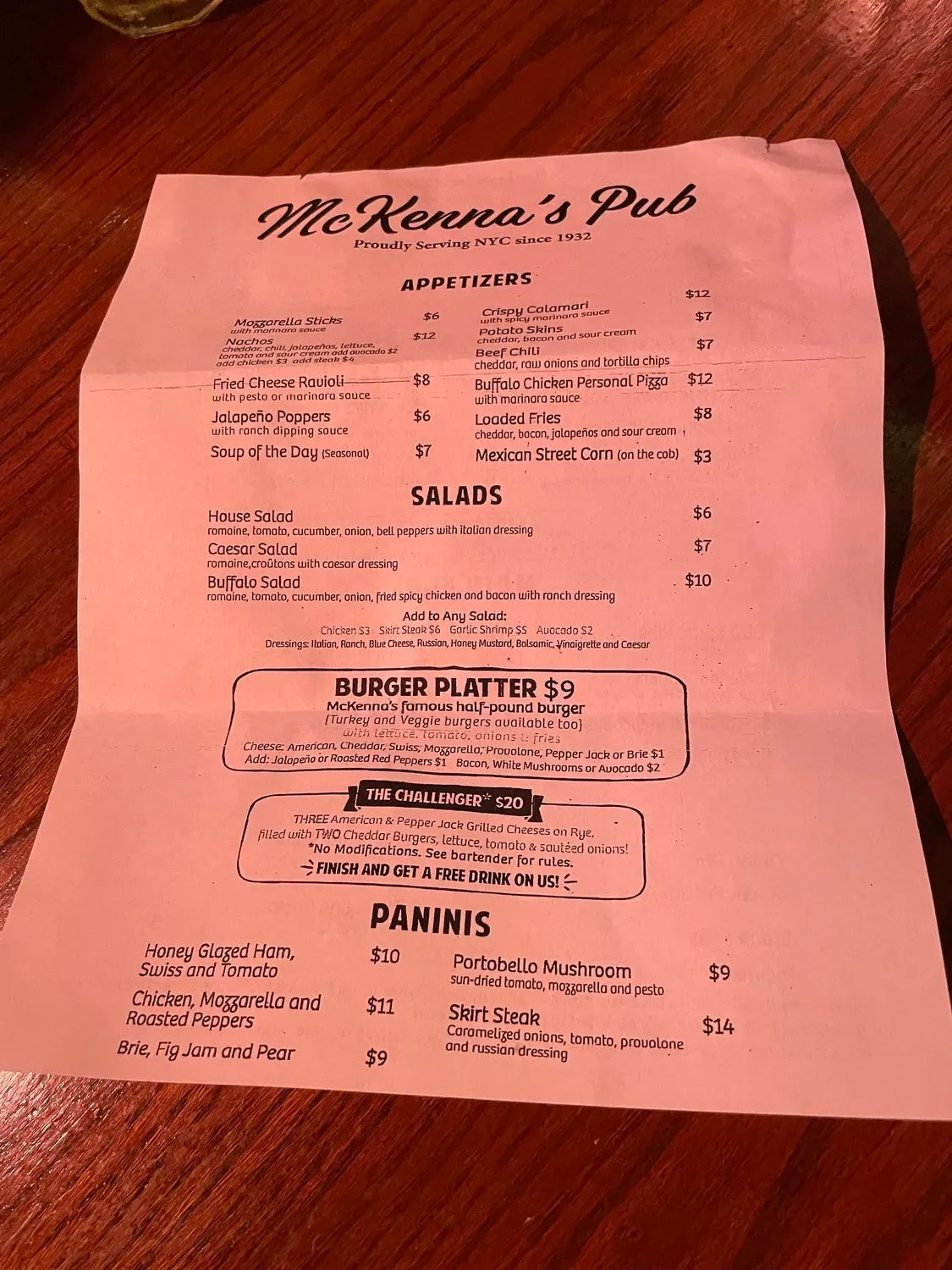 Menu 2