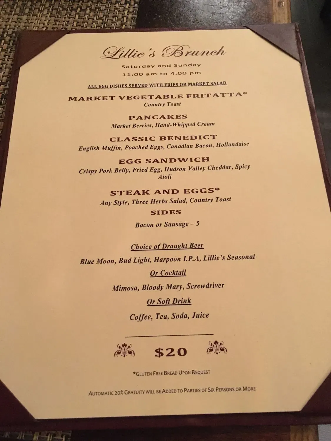 Menu 5