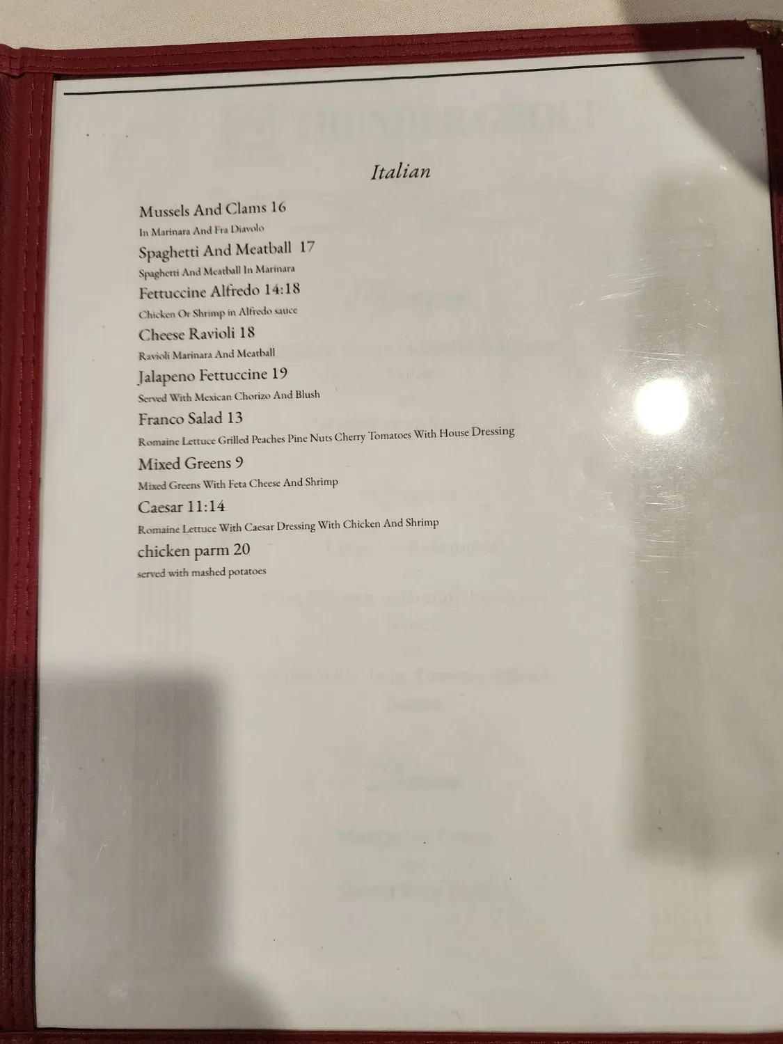 Menu 2