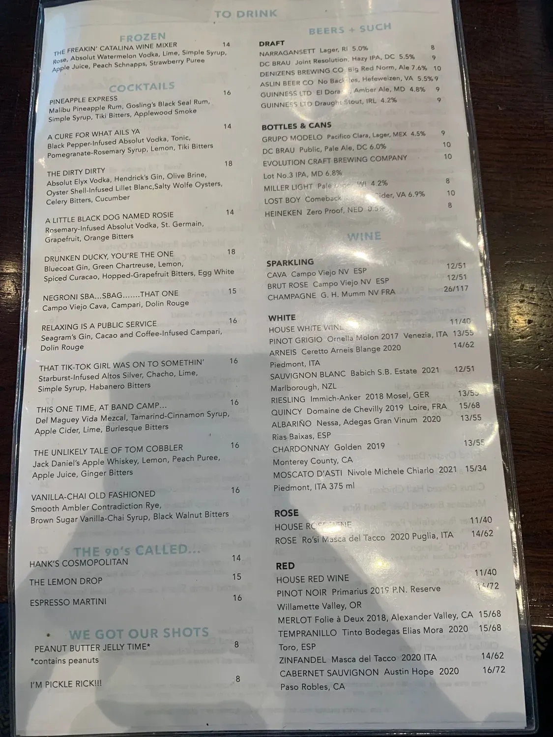 Menu 6