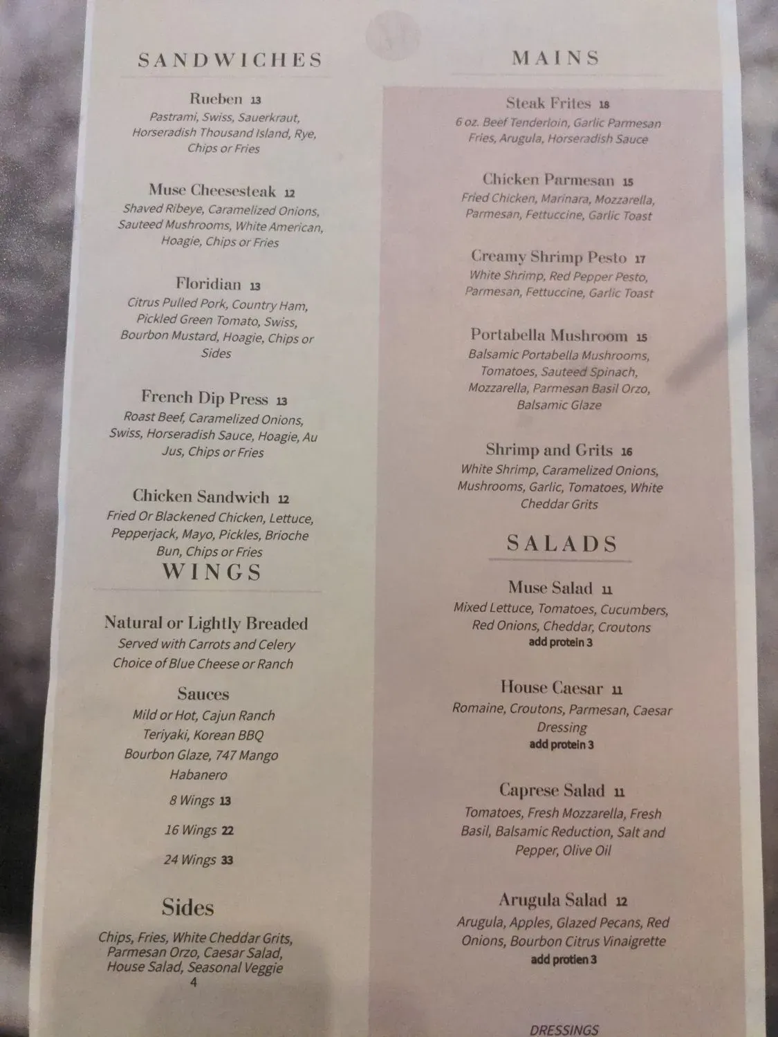 Menu 3