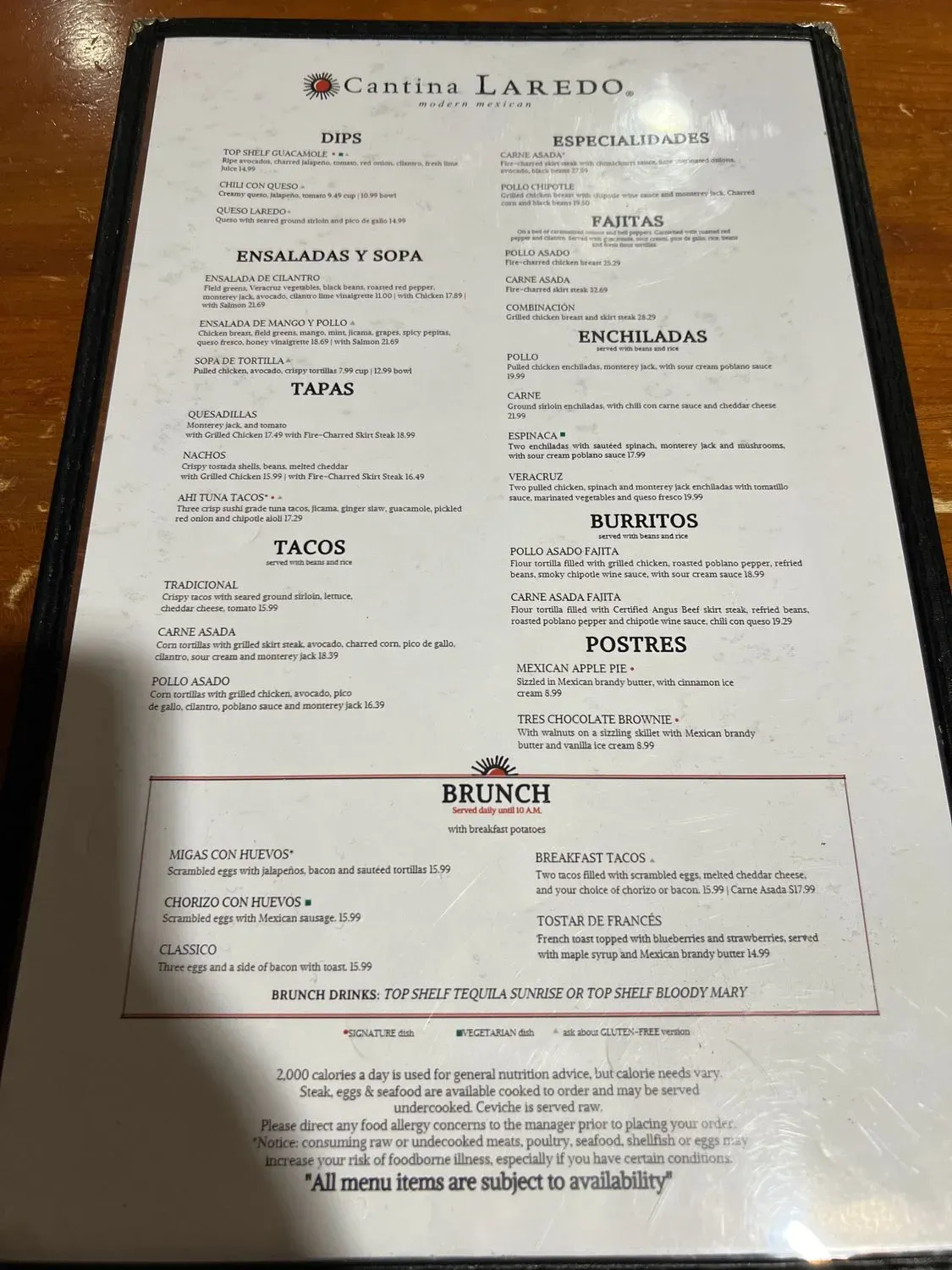 Menu 6