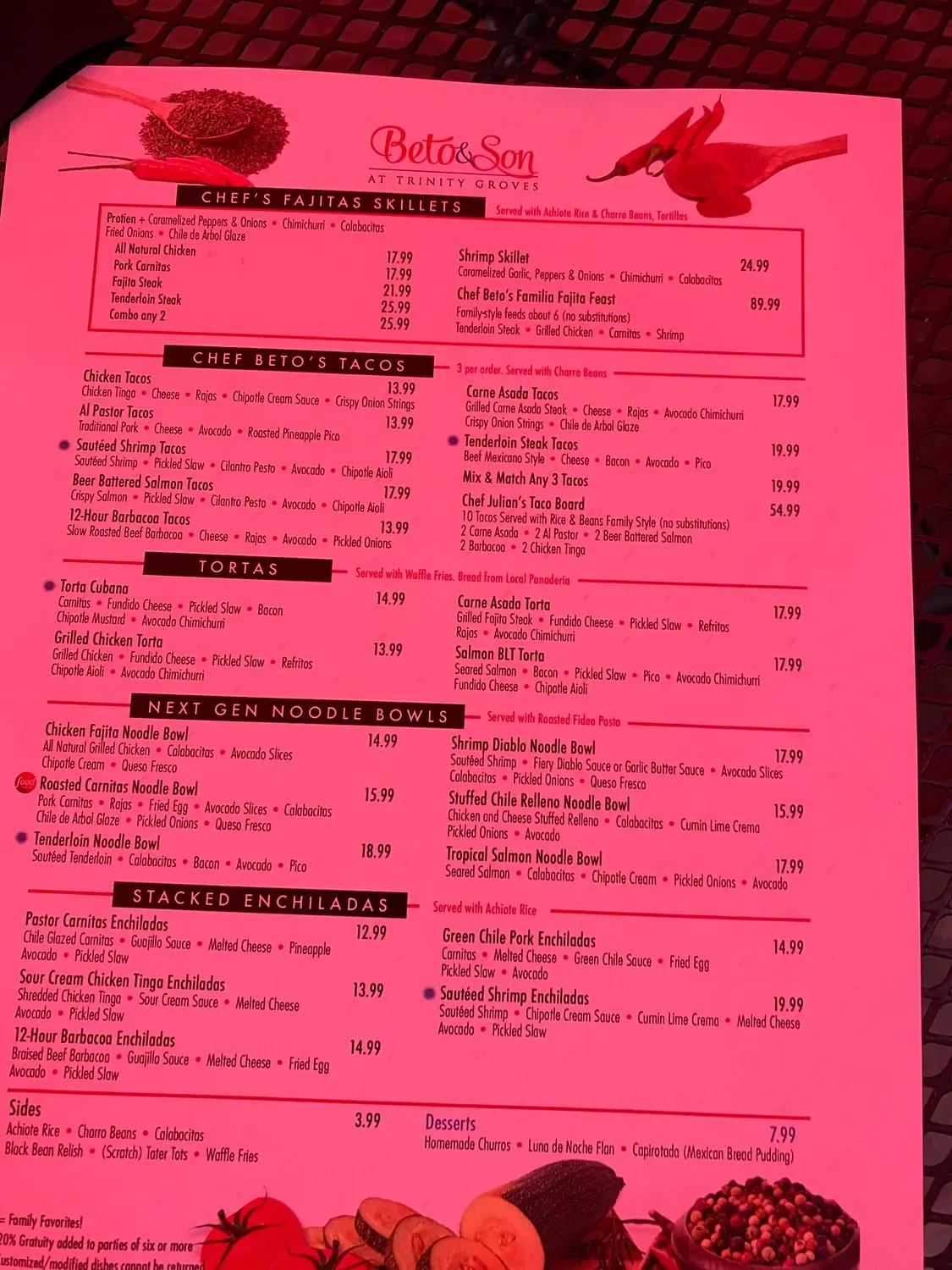 Menu 5