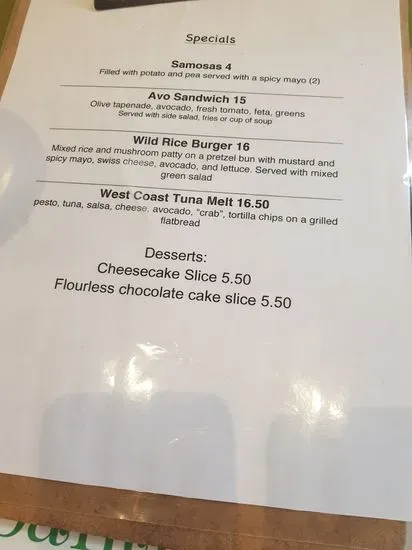 Menu 2