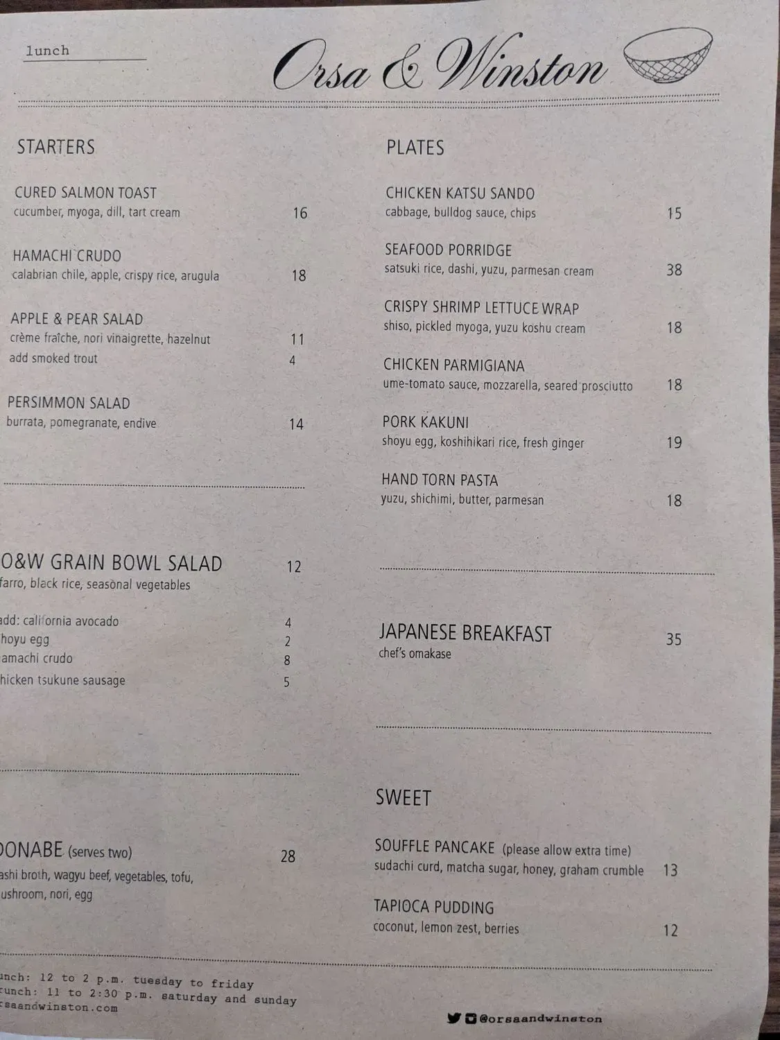 Menu 6