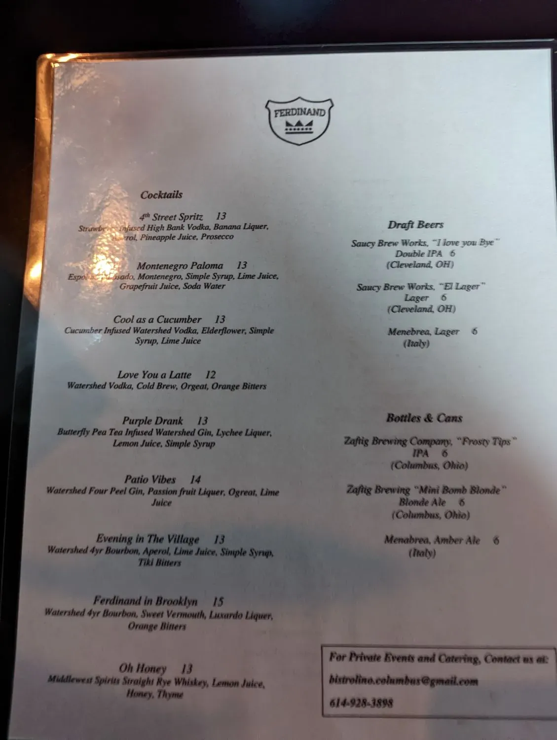 Menu 5