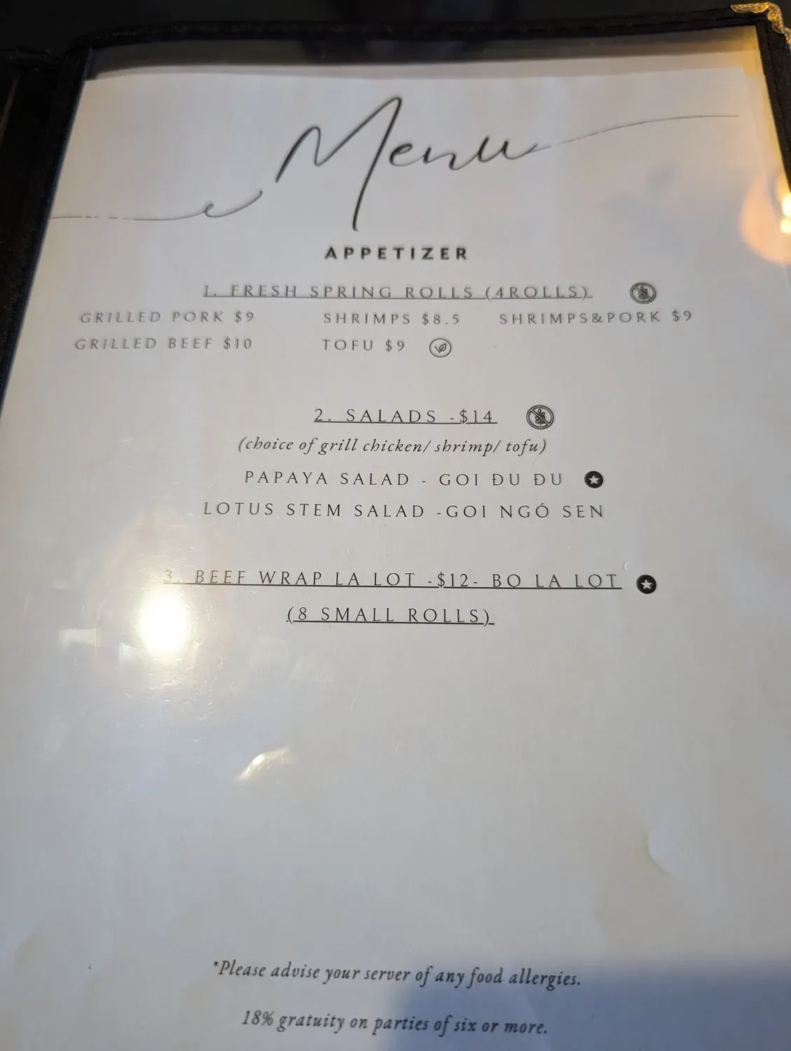 Menu 3