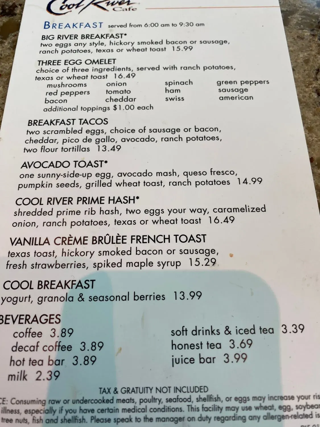 Menu 6