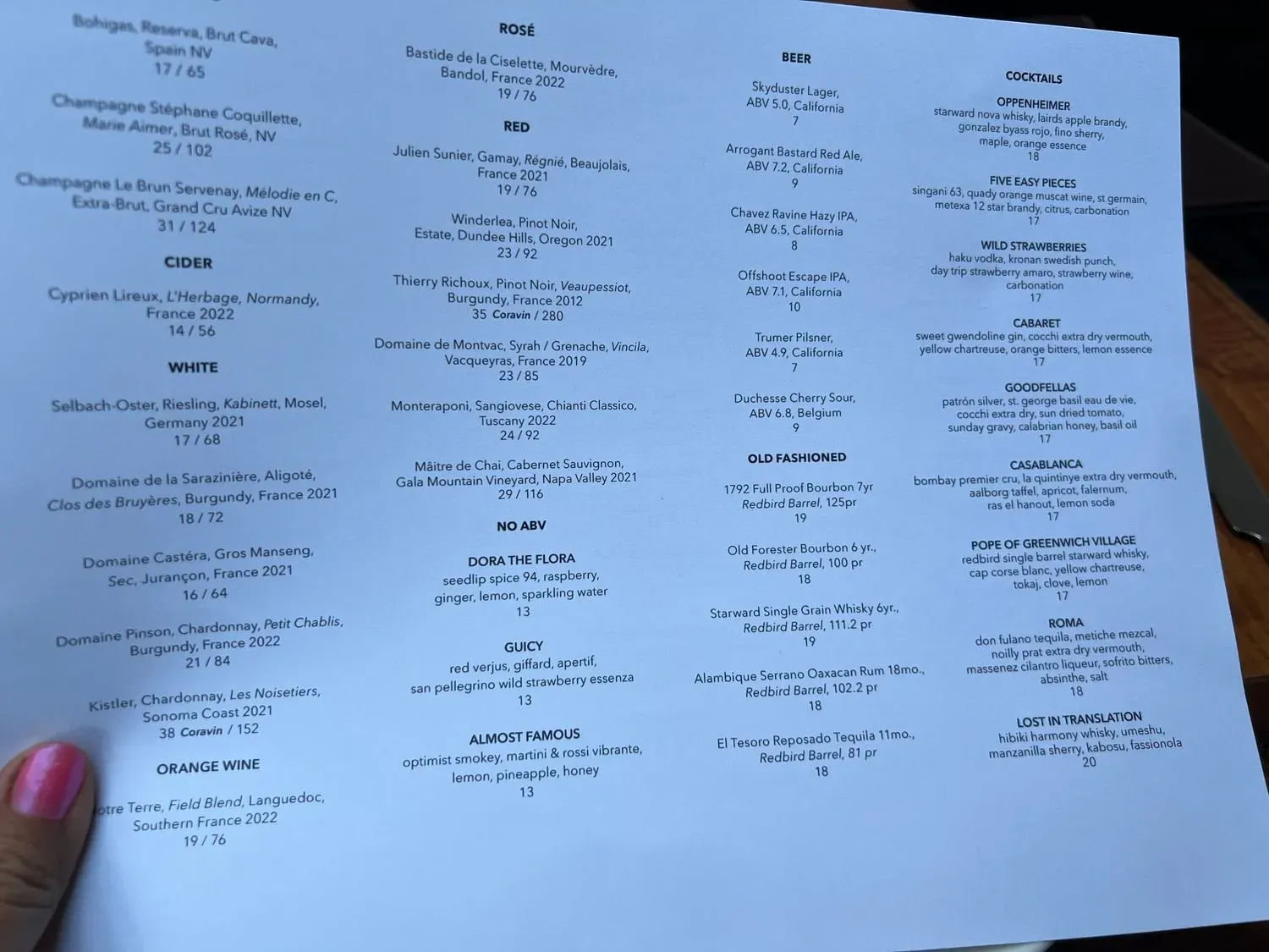 Menu 2