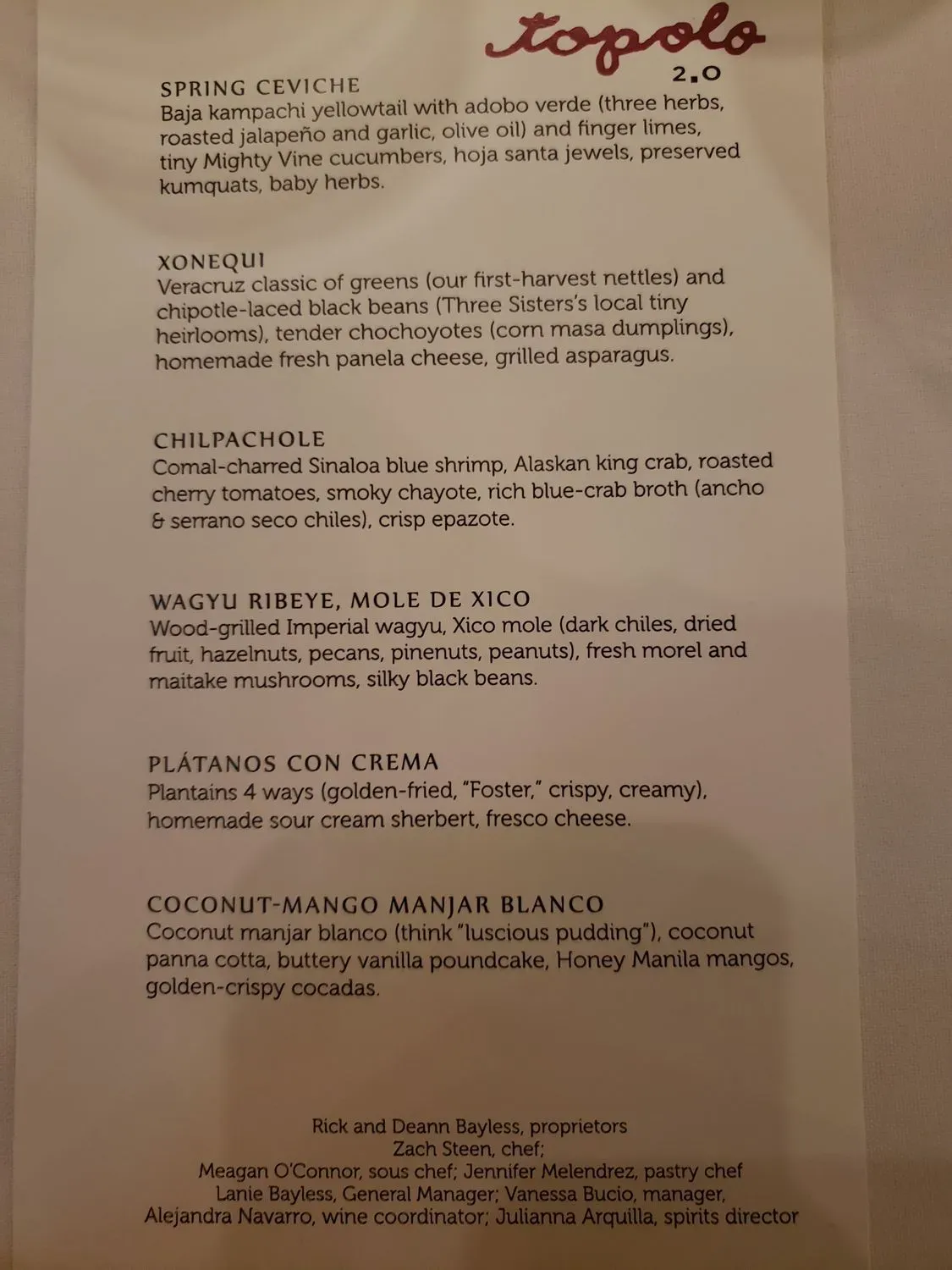 Menu 6