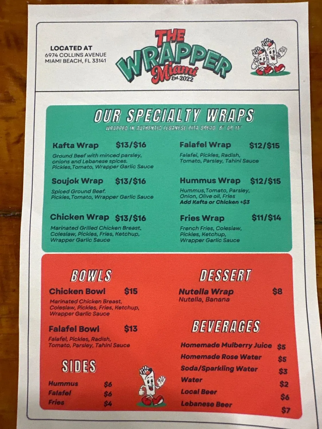 Menu 6