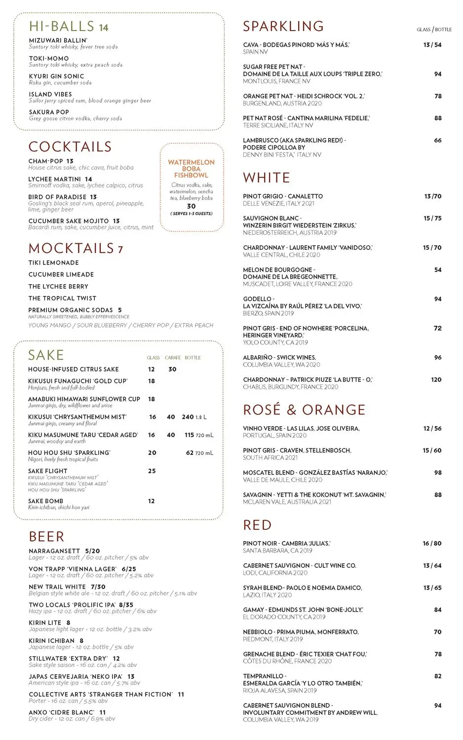 Menu 3