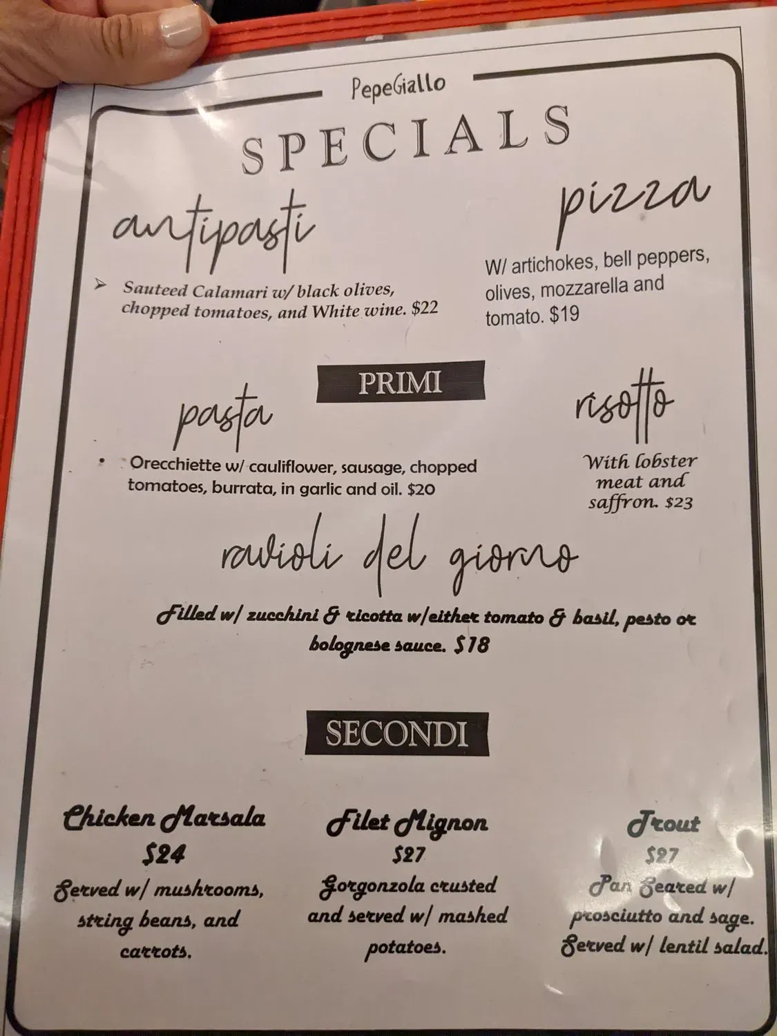 Menu 2