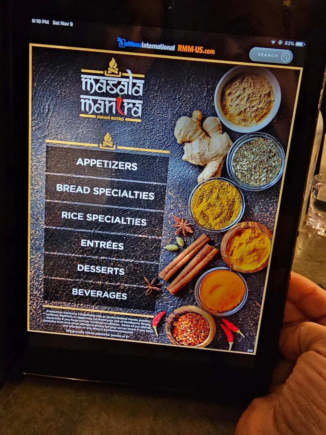 Menu 6