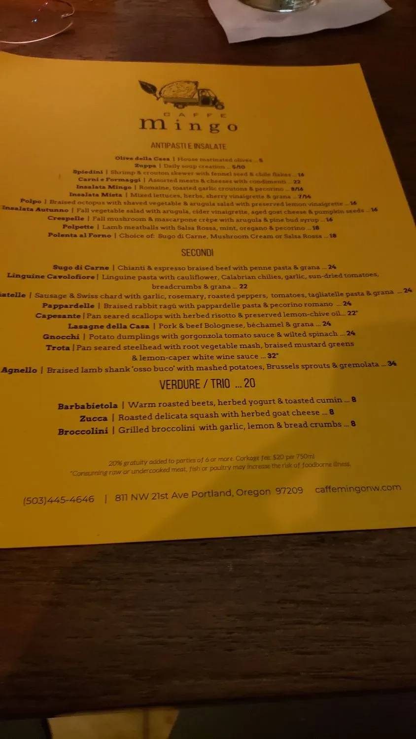 Menu 5