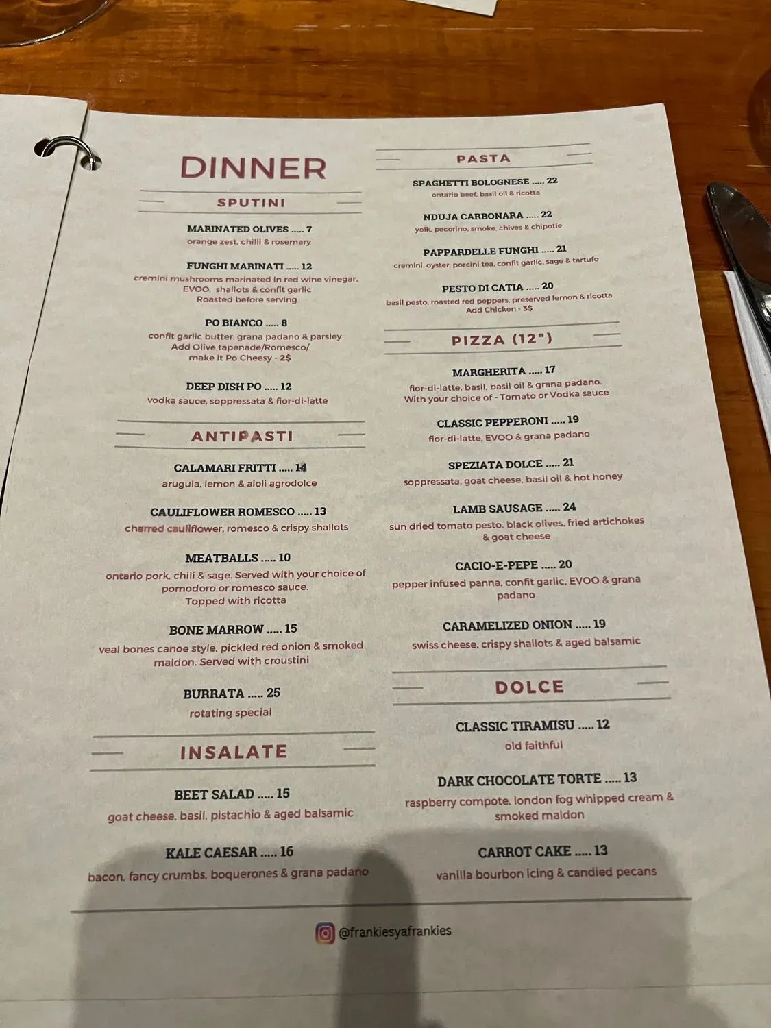 Menu 6