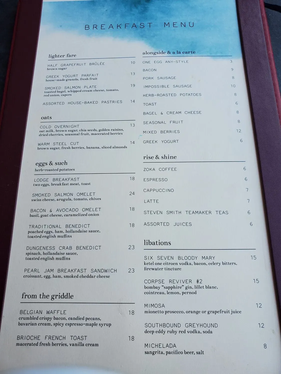 Menu 5