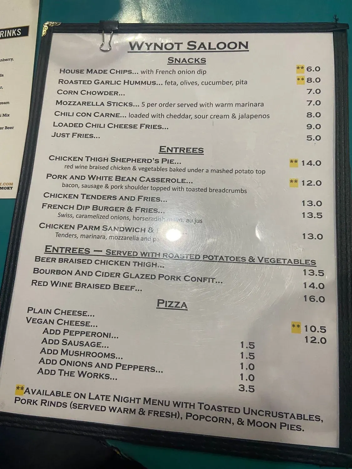 Menu 3