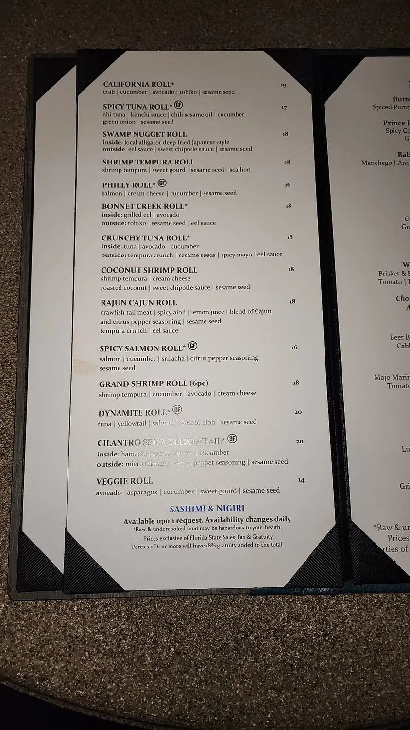 Menu 4