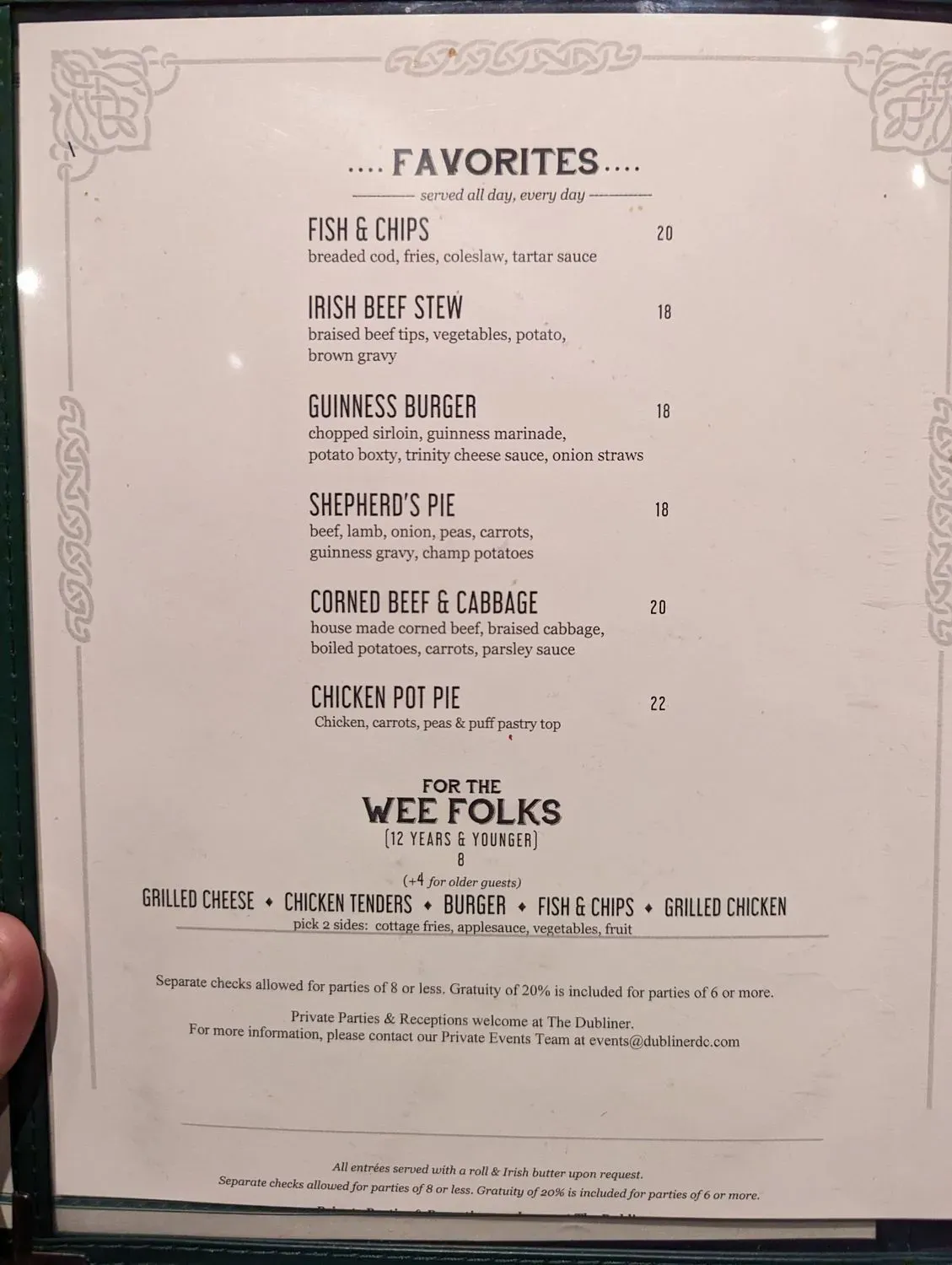 Menu 5