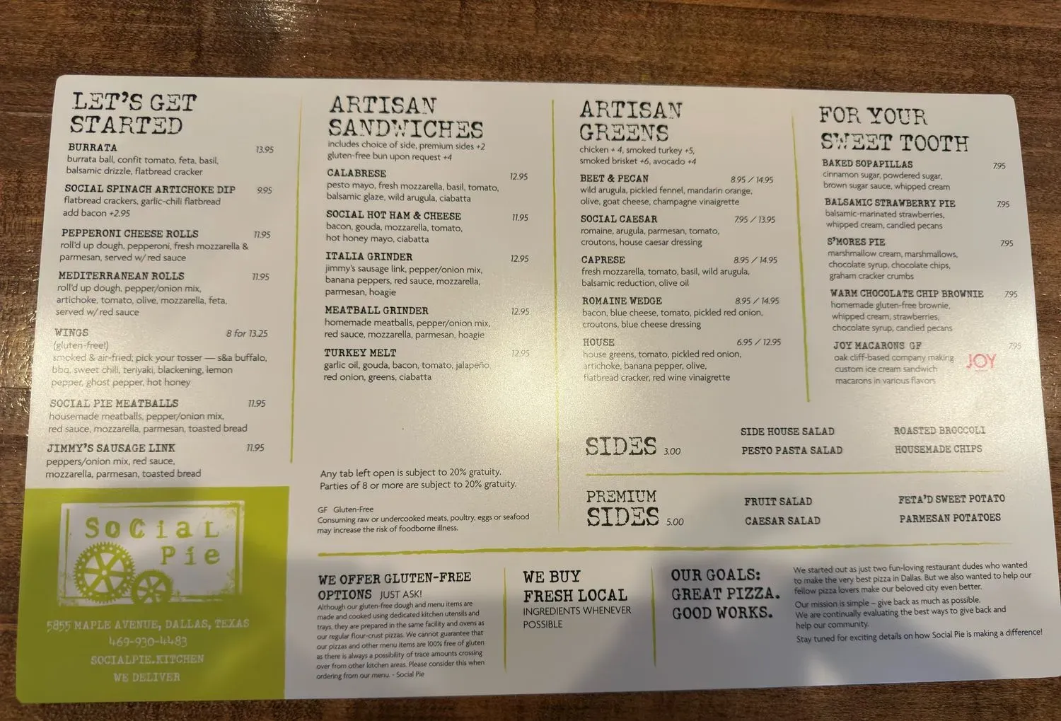 Menu 3