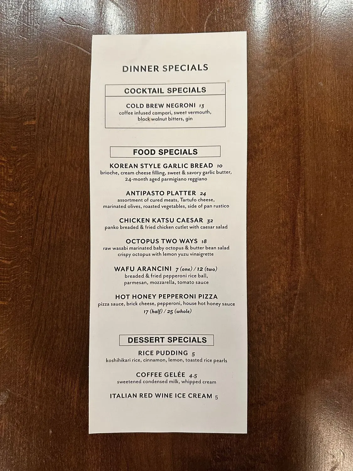 Menu 6